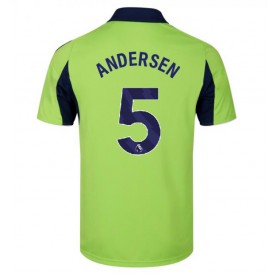 Pánské fotbalový oblečení Fulham Joachim Andersen #5 Venkovní košile 2025-26 Krátkým Rukávem